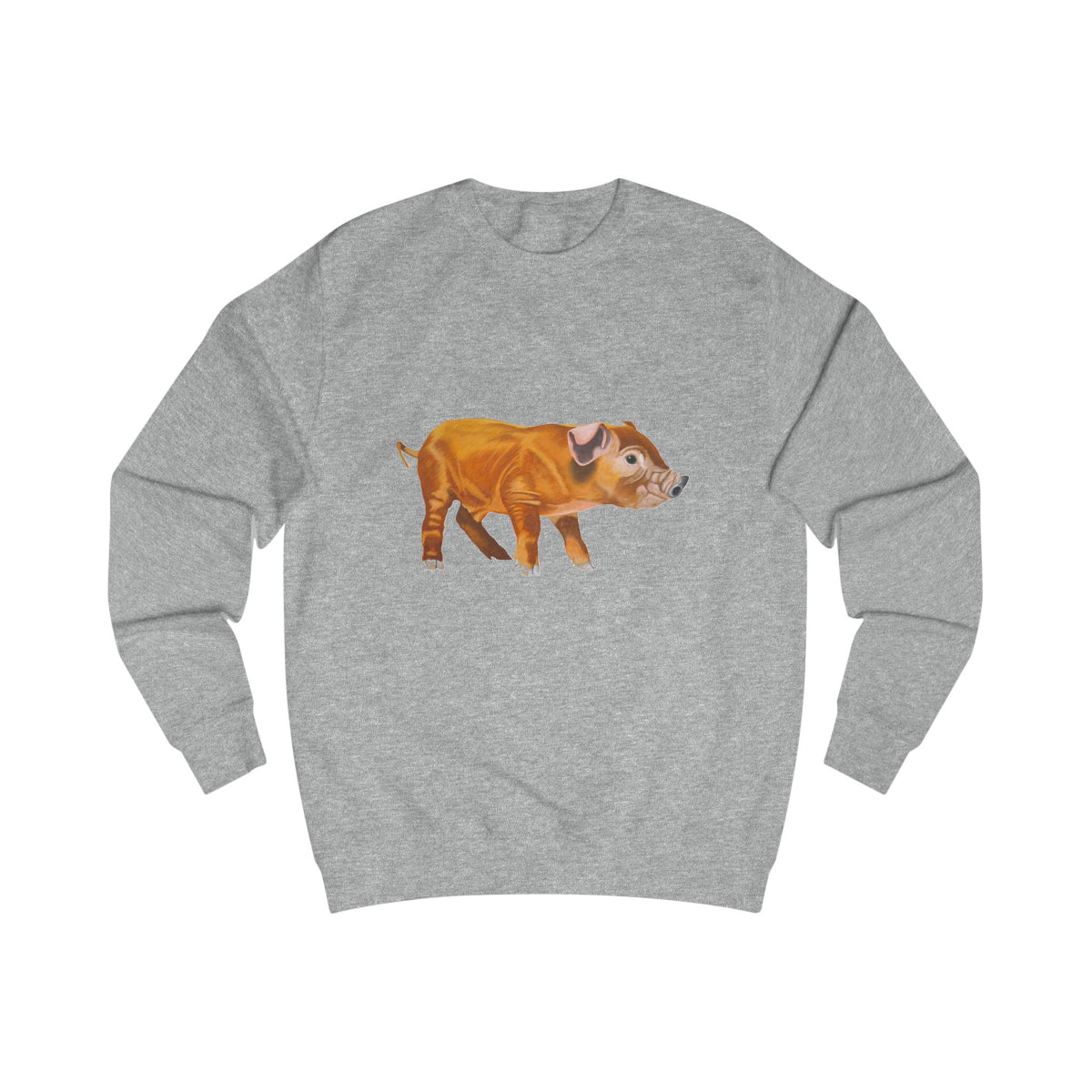 Woodland Piglet Graphic Sweatshirt - Vintage Farmhouse Art Crewneck