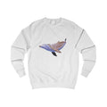 Coastal Dolphin Graphic Sweatshirt - Hand-Drawn Oceanic Marine Print