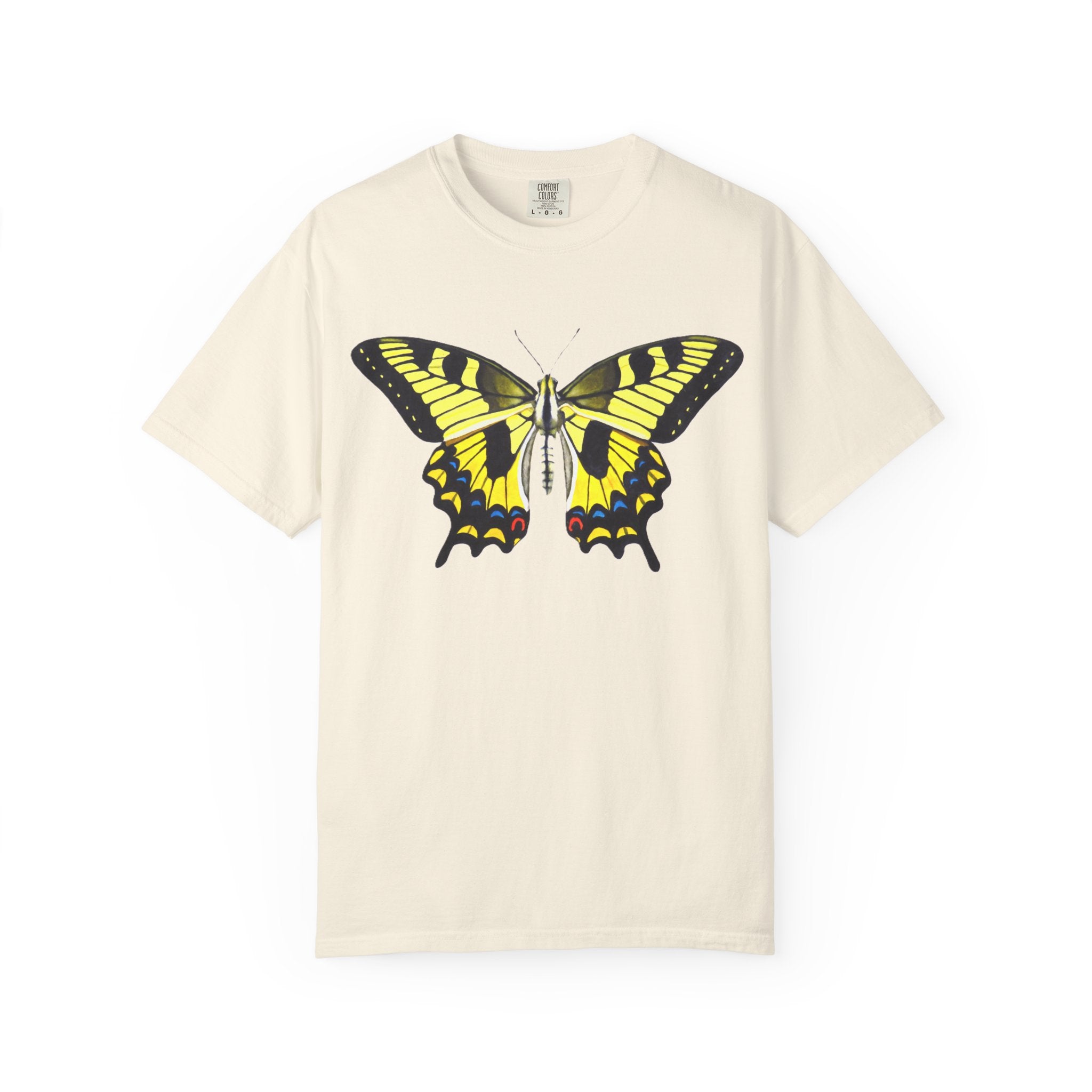 Yellow Butterfly Graphic Tee