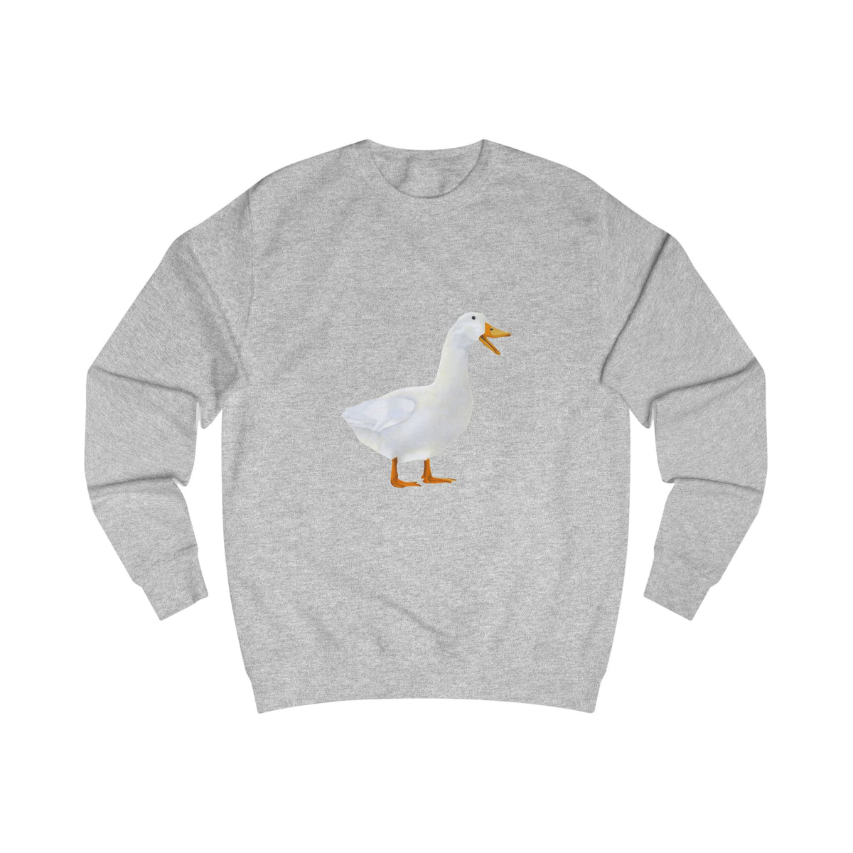 Pekin Duck Graphic Sweatshirt - Hand-Drawn Farmhouse Nature Print