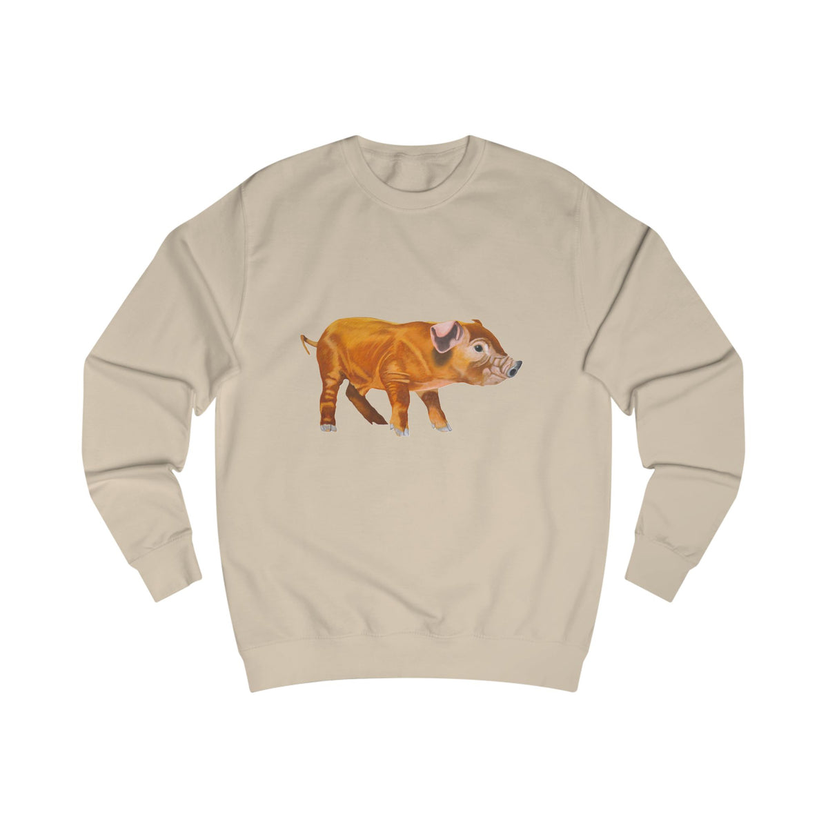 Woodland Piglet Graphic Sweatshirt - Vintage Farmhouse Art Crewneck