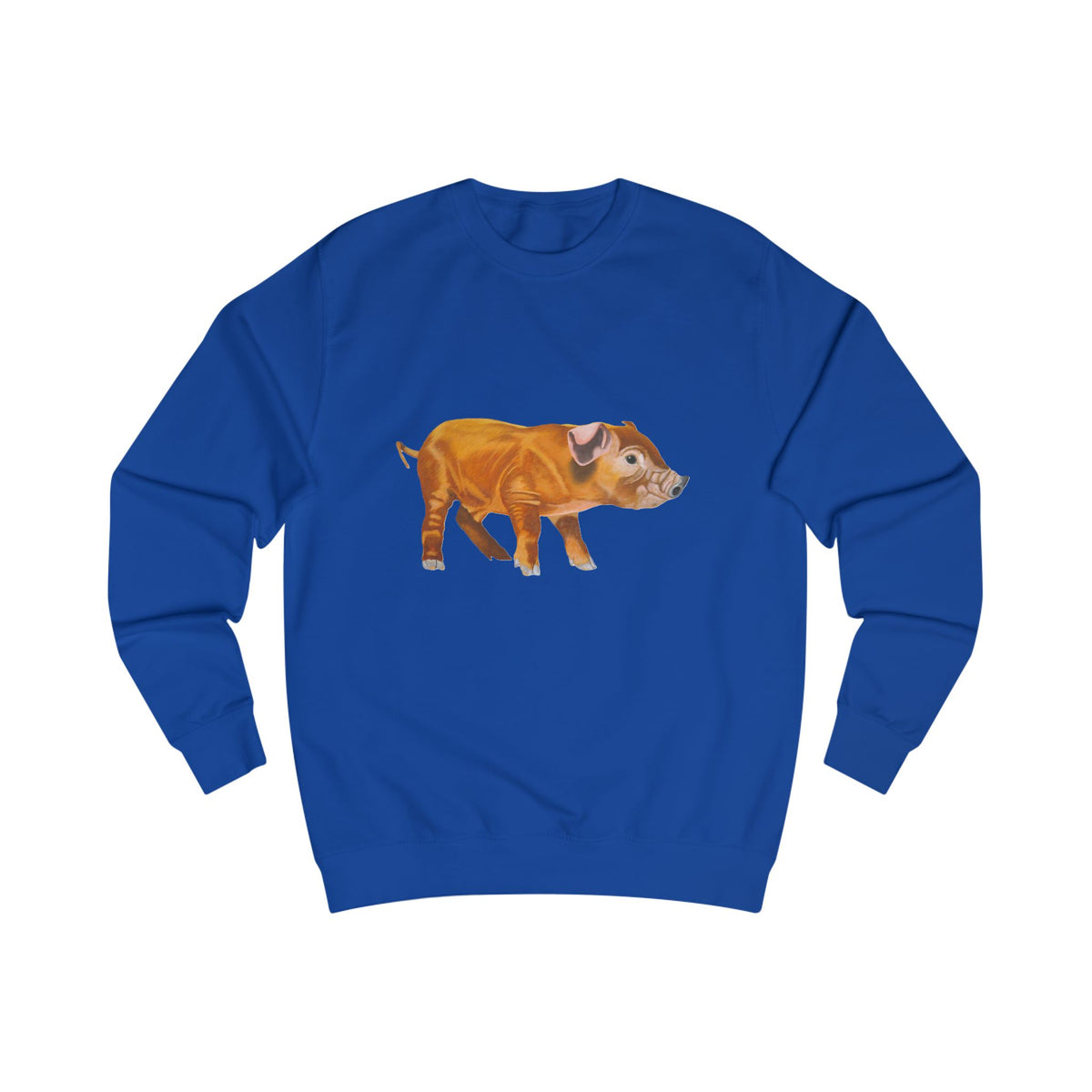 Woodland Piglet Graphic Sweatshirt - Vintage Farmhouse Art Crewneck