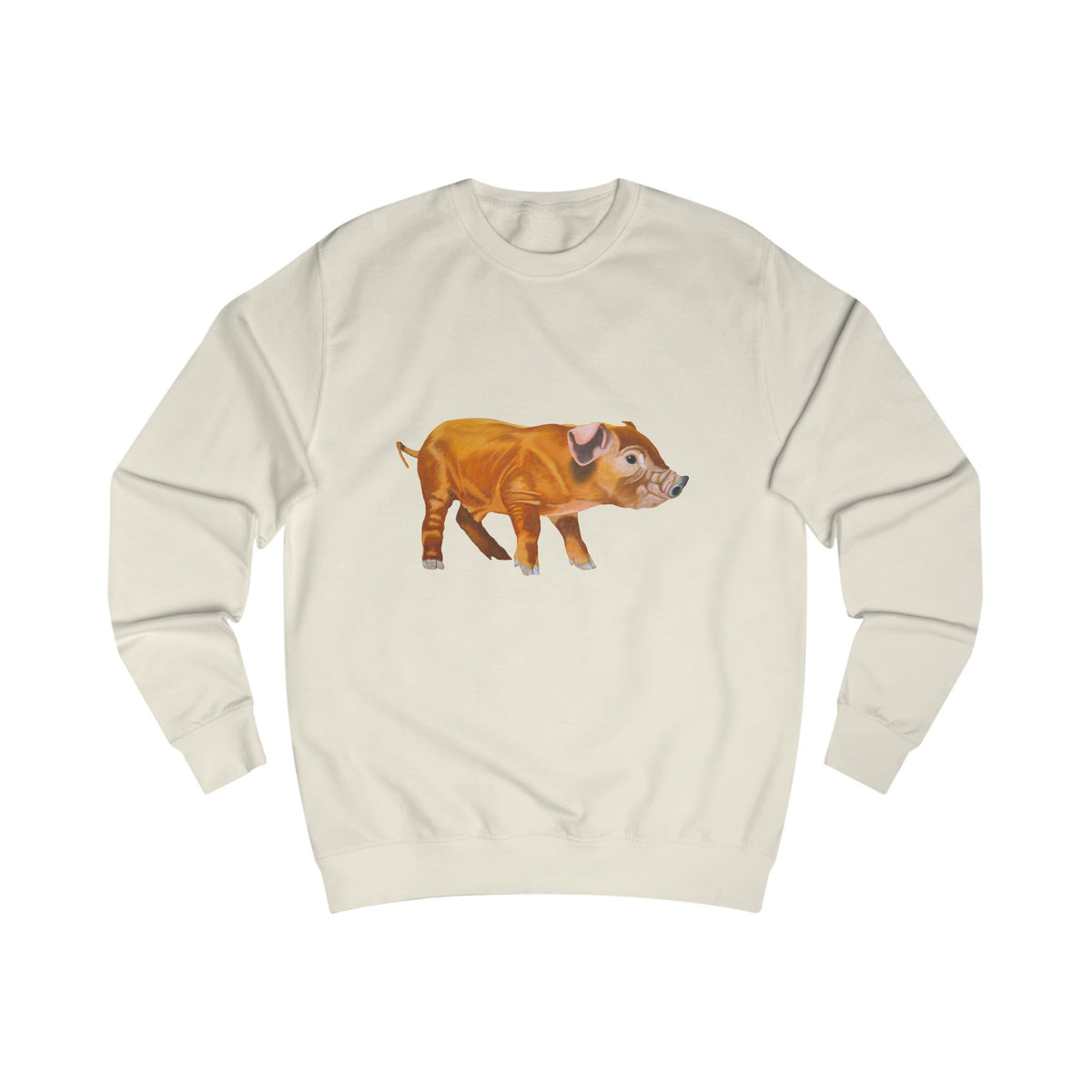 Woodland Piglet Graphic Sweatshirt - Vintage Farmhouse Art Crewneck