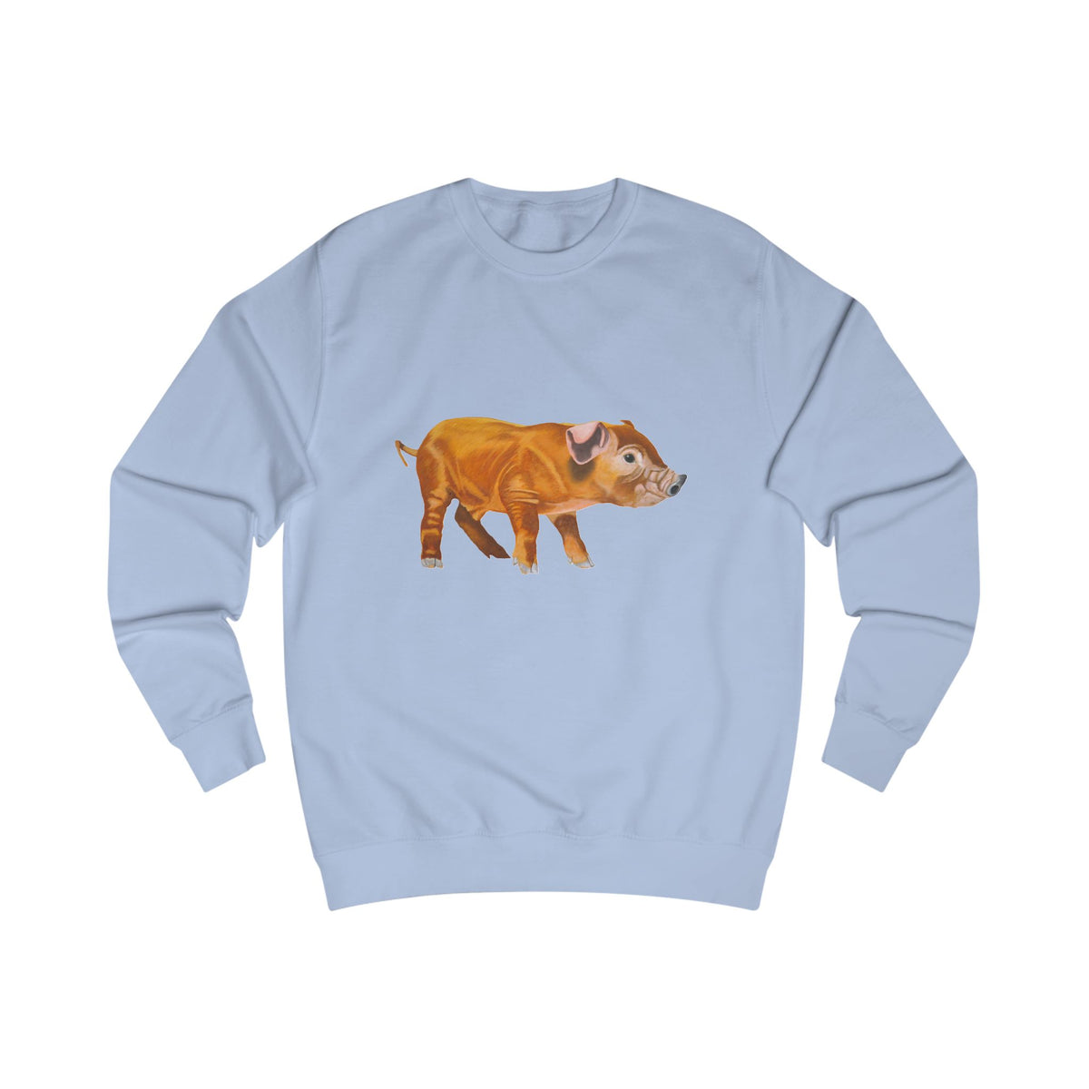 Woodland Piglet Graphic Sweatshirt - Vintage Farmhouse Art Crewneck