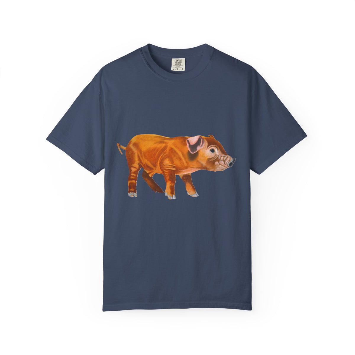 Pig Illustration T‑Shirt — Vintage Farm Animal Tee