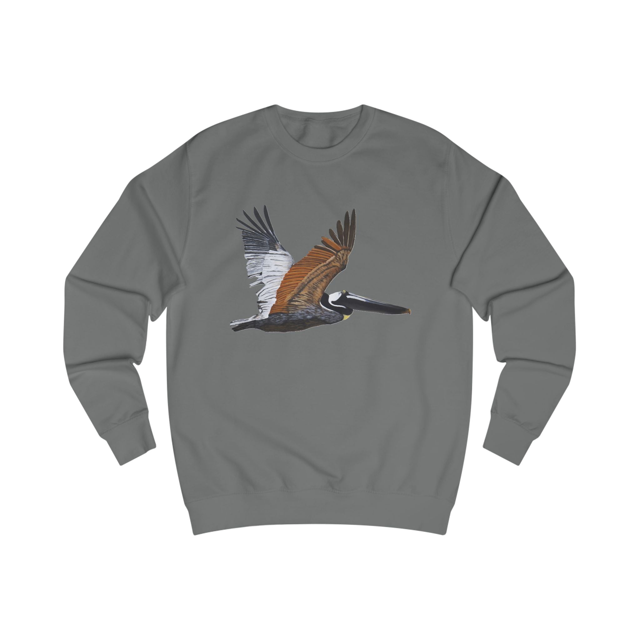 Brown Pelican Graphic Sweatshirt
