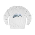 Coastal Manatee Graphic Sweatshirt - Hand-Drawn Marine Nature Print