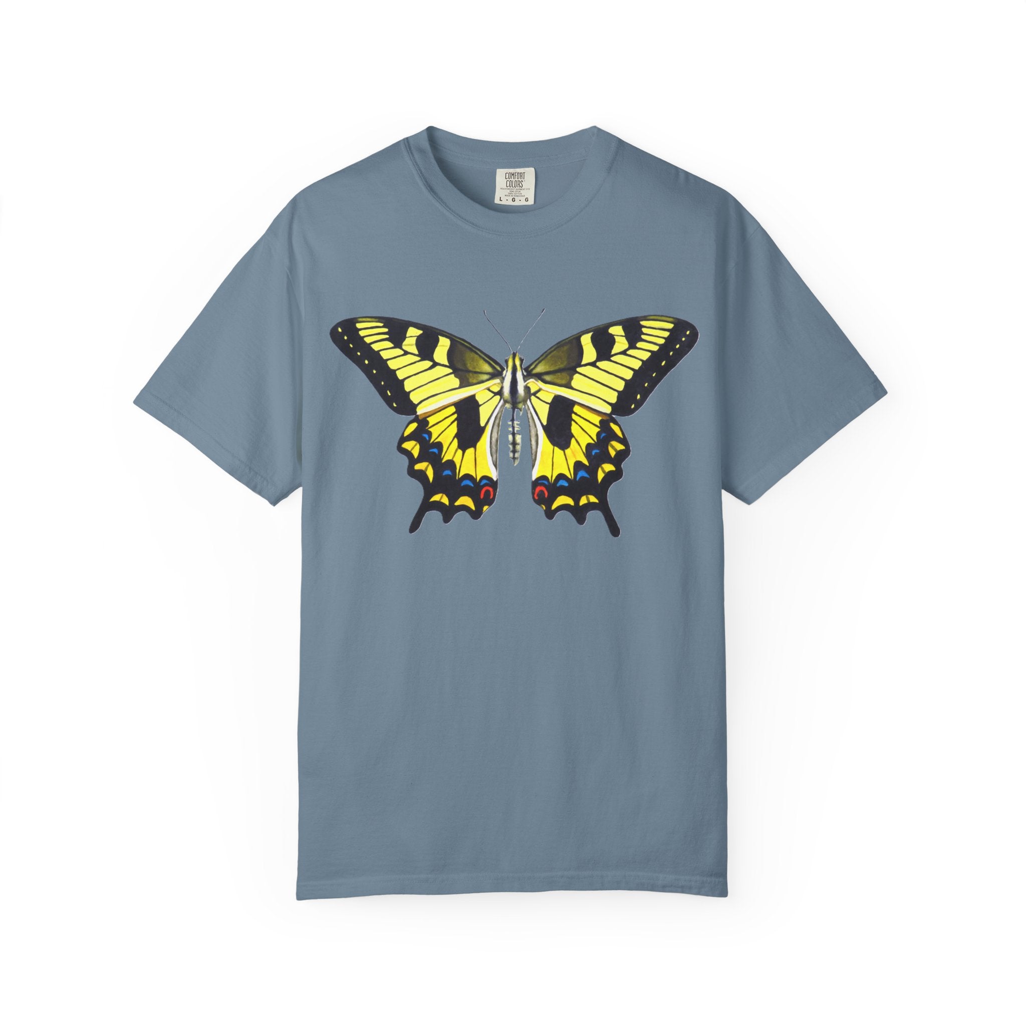 Yellow Butterfly Graphic Tee