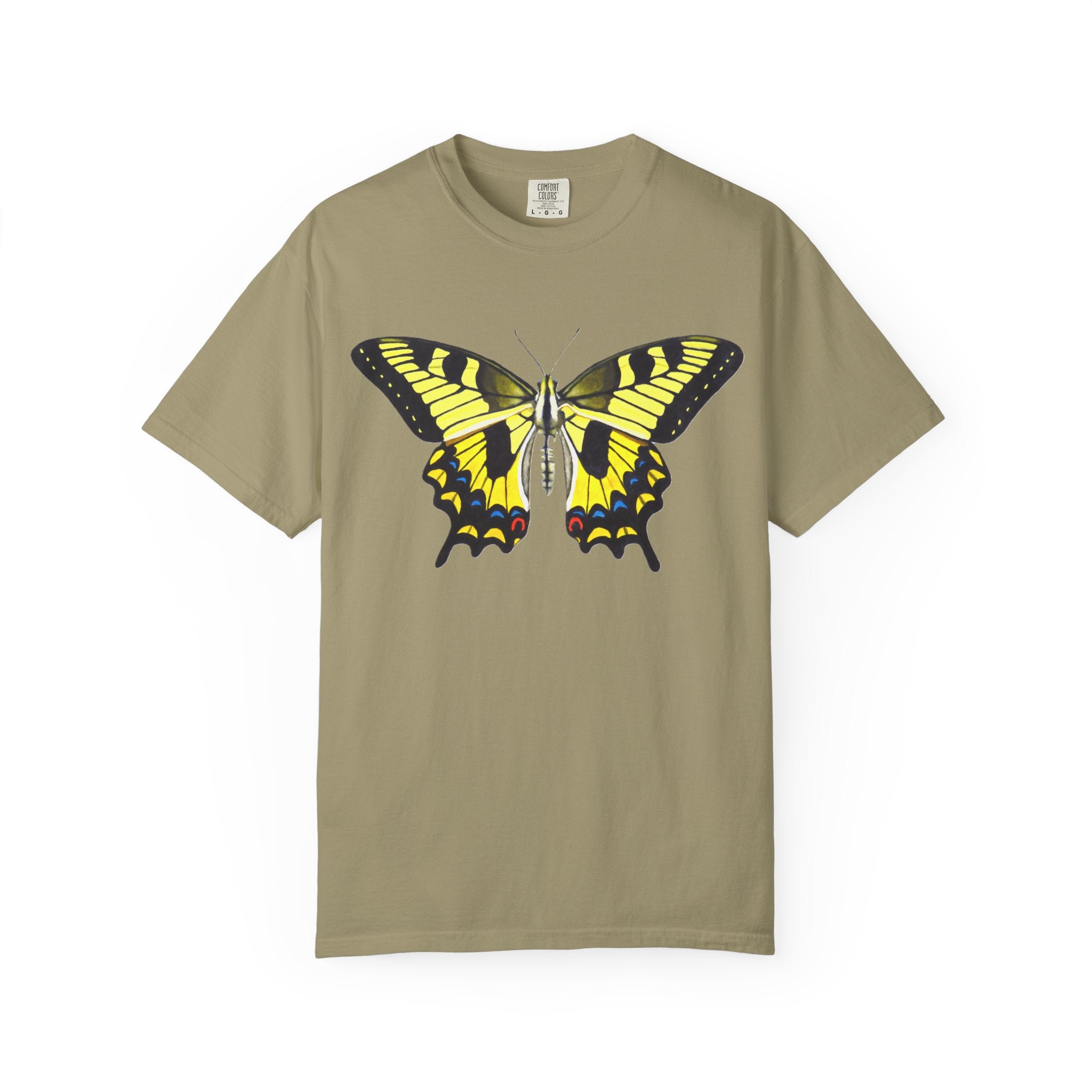 Yellow Butterfly Graphic Tee