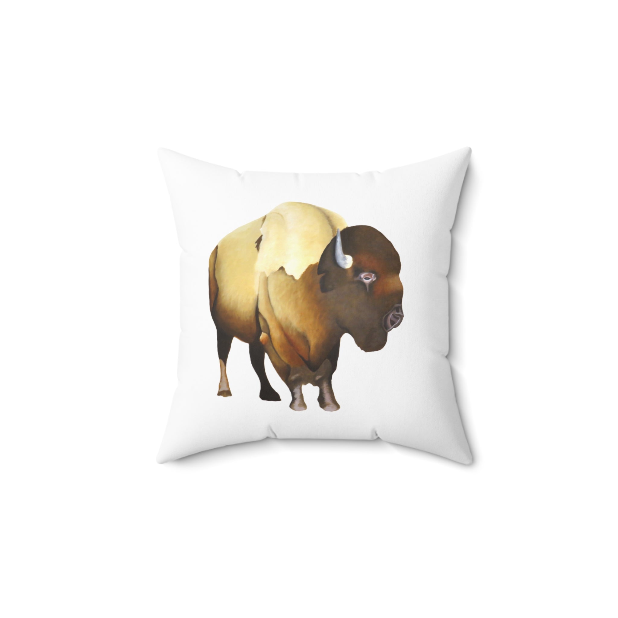 Bison - Throw Pillow