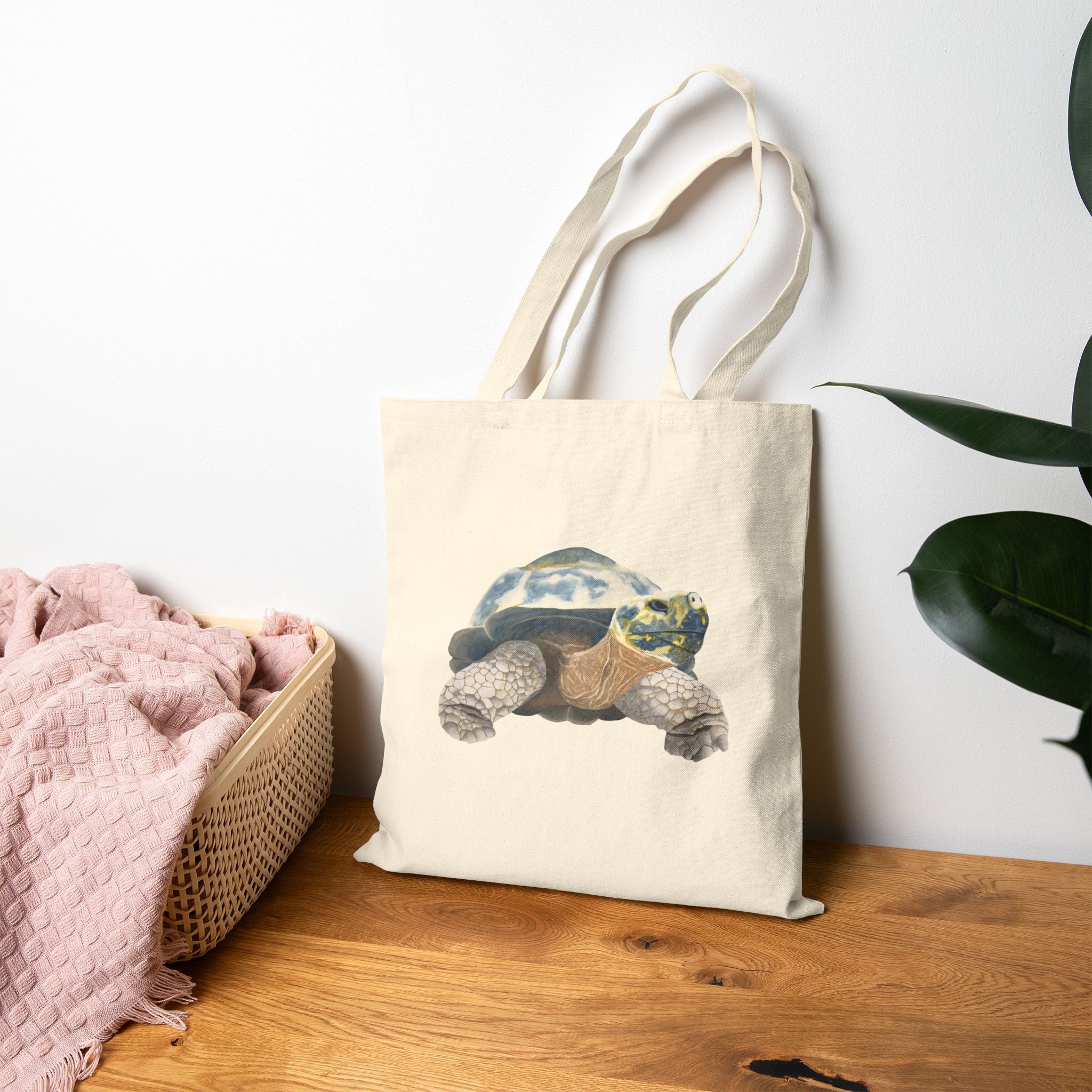 Galapagos Toitoise Canvas Tote Bag