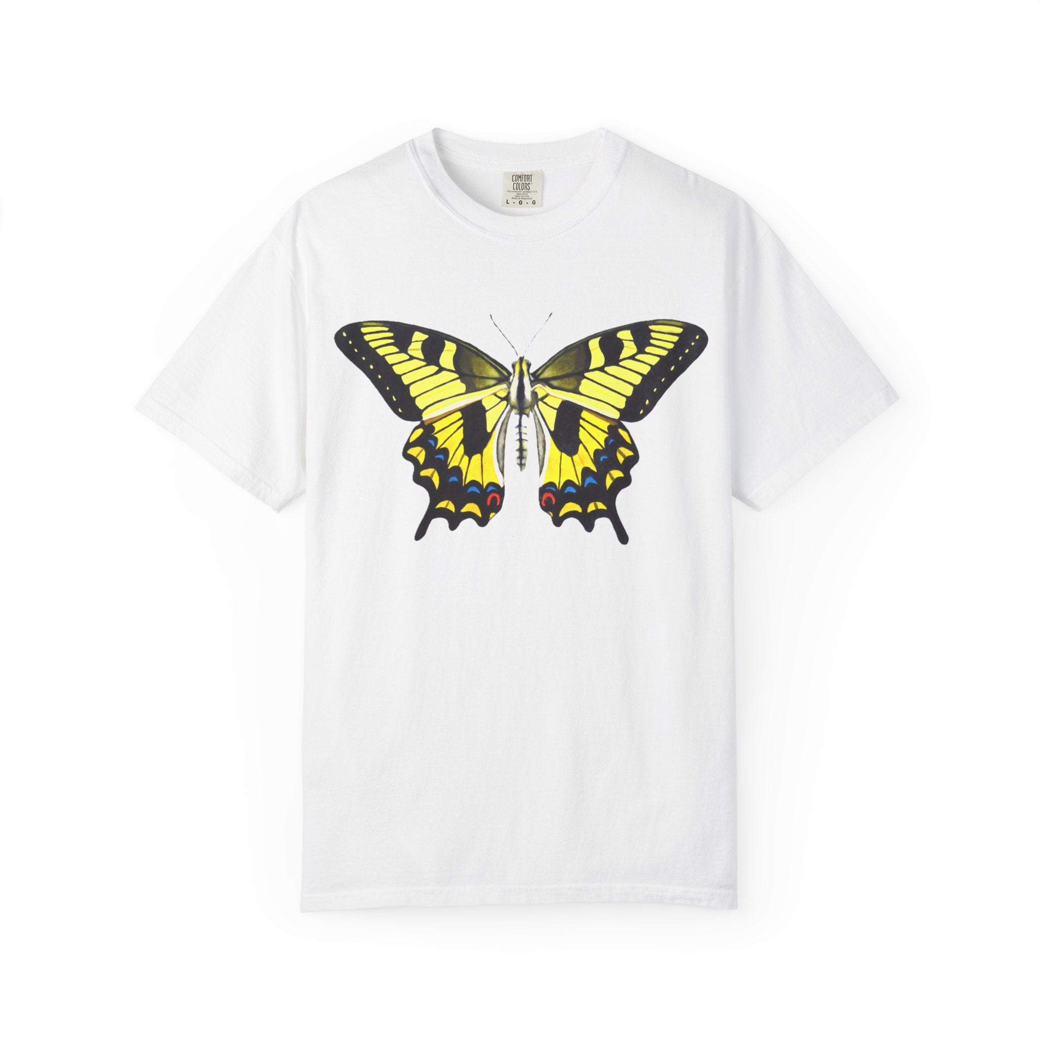 Yellow Butterfly Graphic Tee