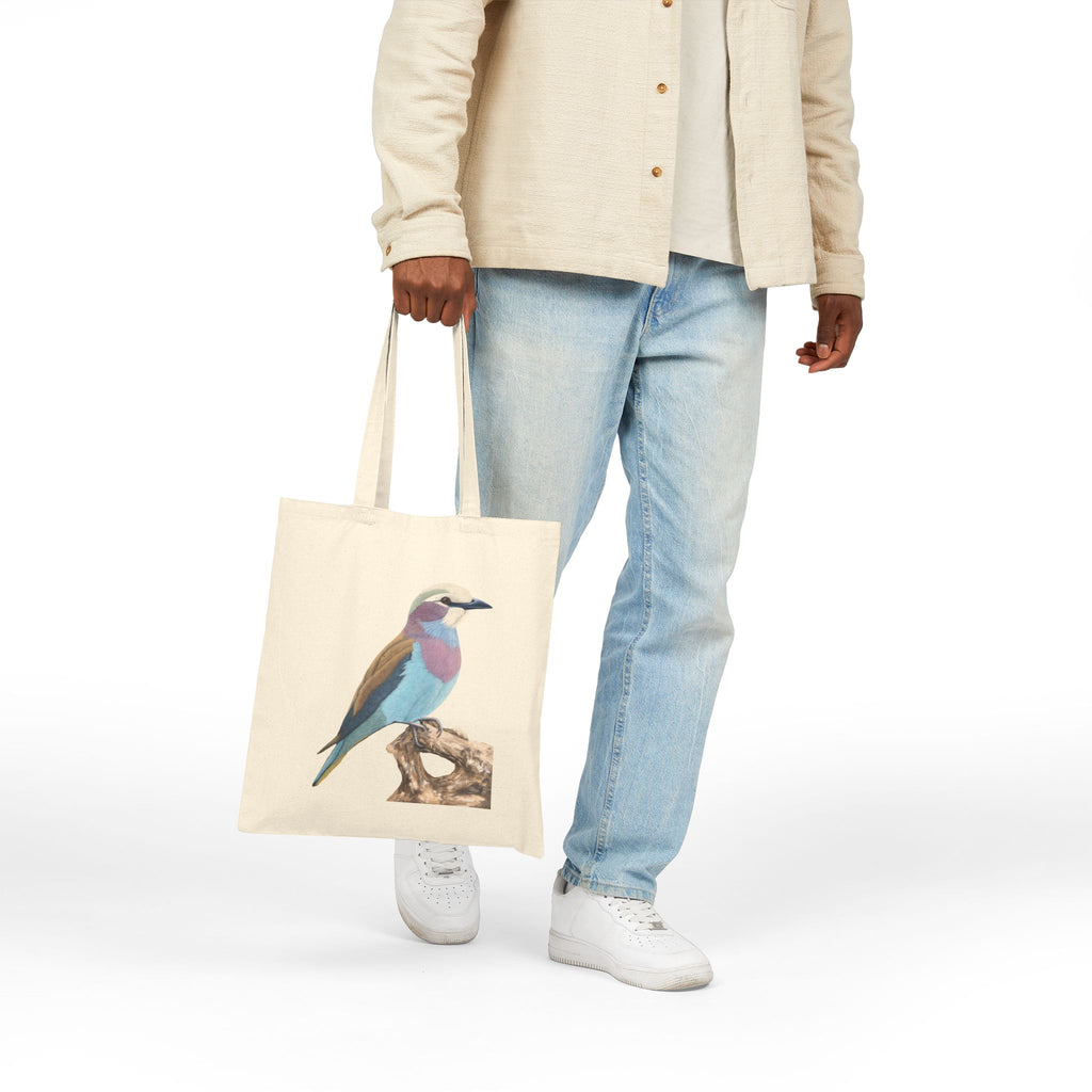 Lilac Breasted Roller Canvas Tote