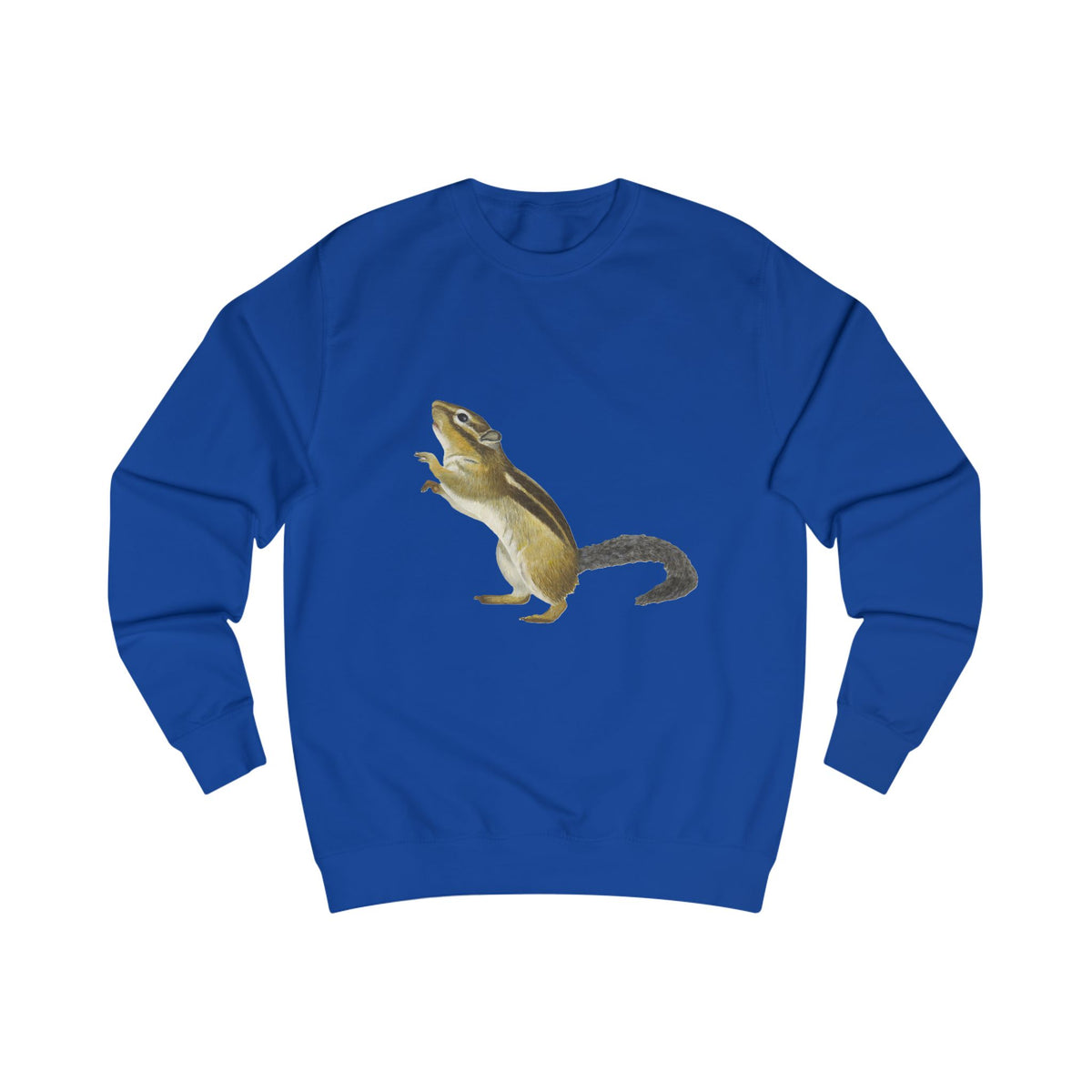 Woodland Chipmunk Graphic Sweatshirt - Hand-Drawn Nature Print