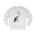 Coastal Pelican Graphic Sweatshirt - Hand-Drawn Nautical Print