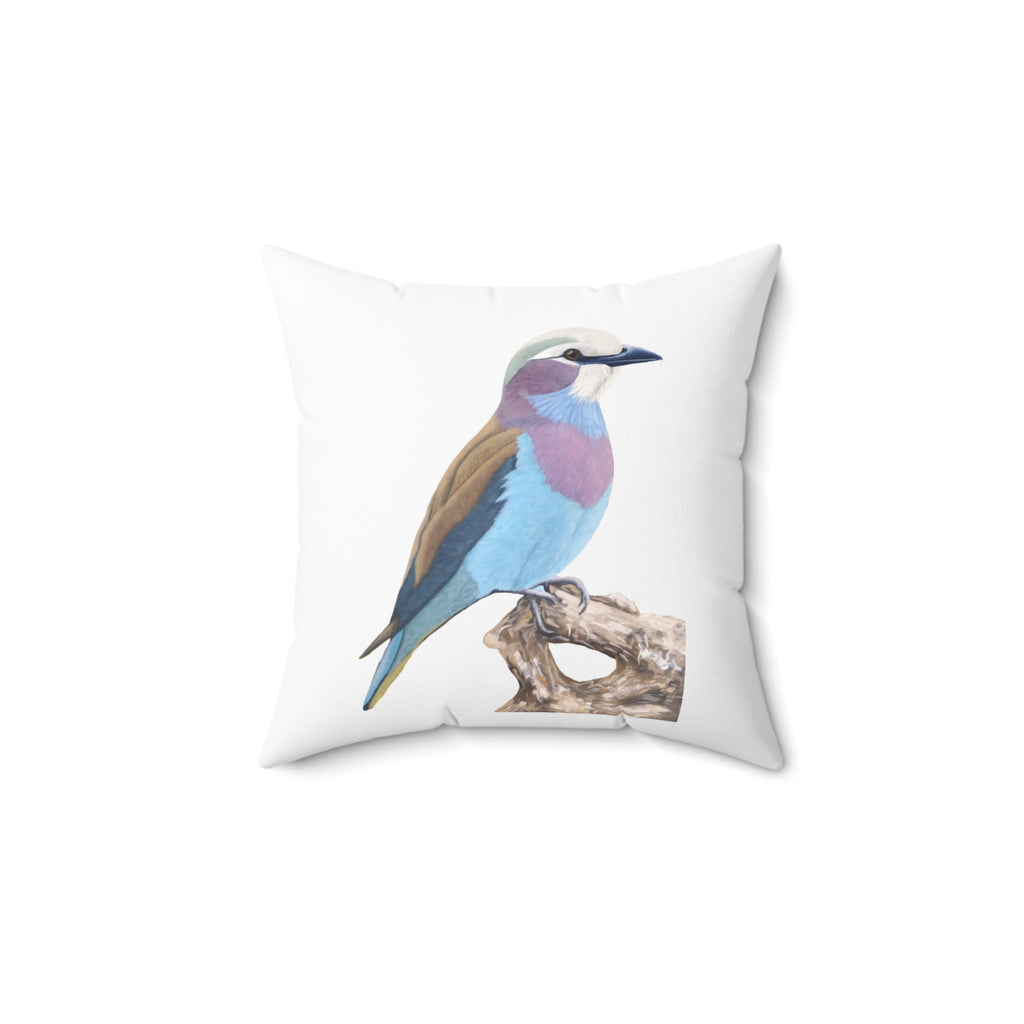 Lilac Breasted Roller - Throw Pillow