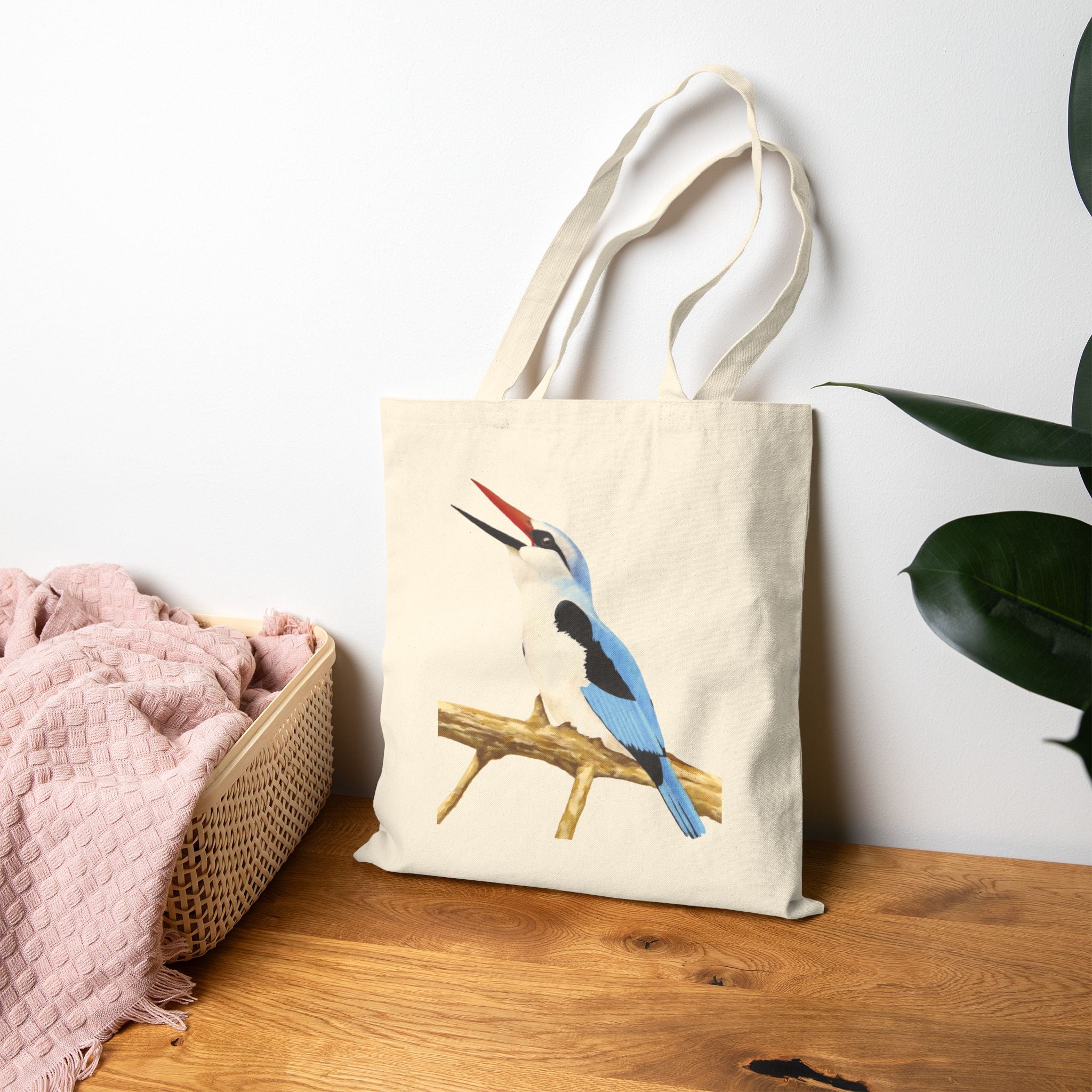 Woodland Kingfisher - Canvas Tote Bag