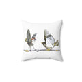 Sparrows Throw Pillow