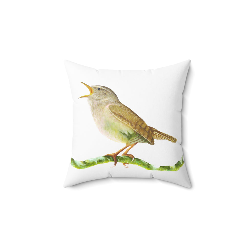 Winter Wren - Throw Pillow
