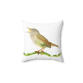 Winter Wren - Throw Pillow