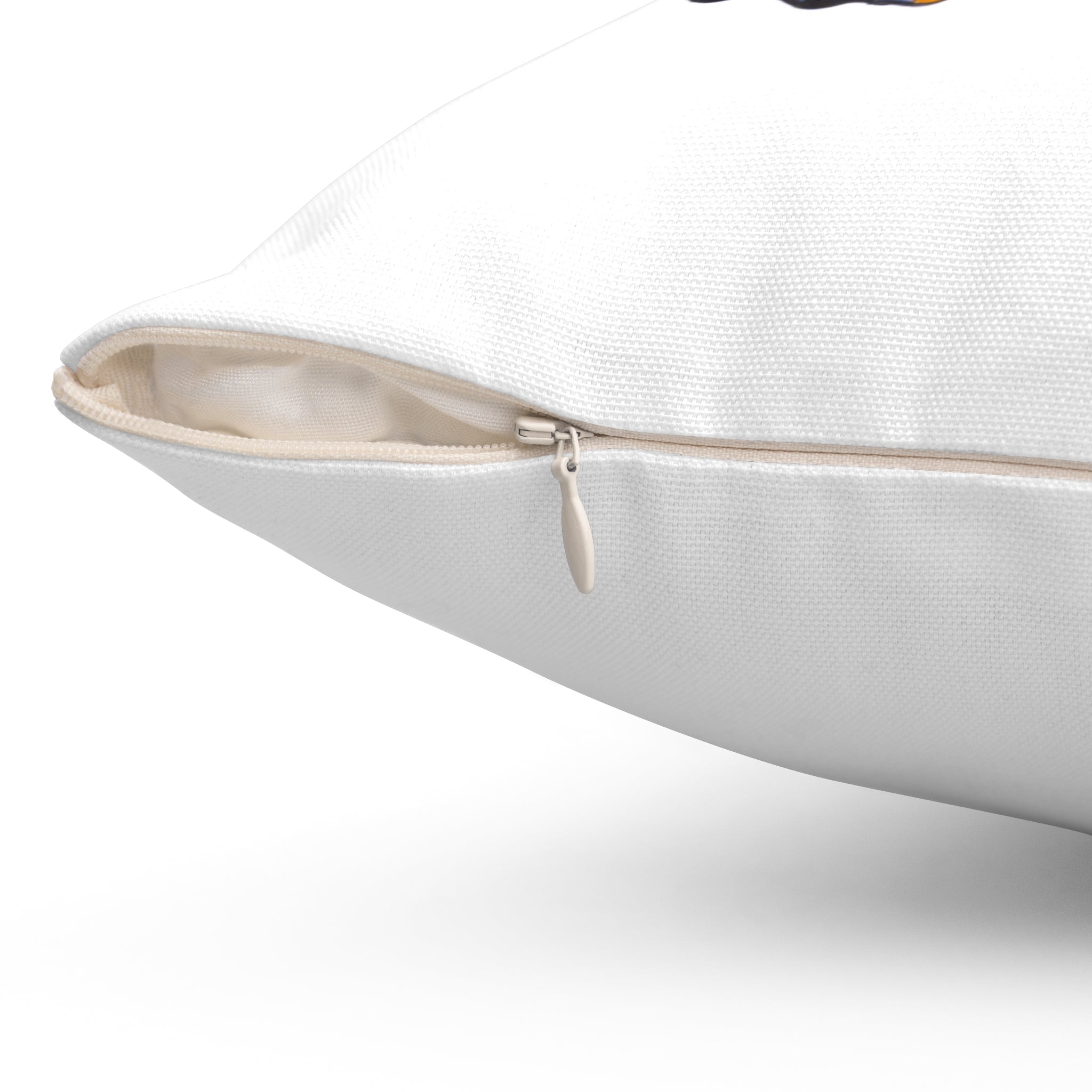Orange Butterfly Throw Pillow