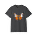 Orange Butterfly Graphic T-Shirt