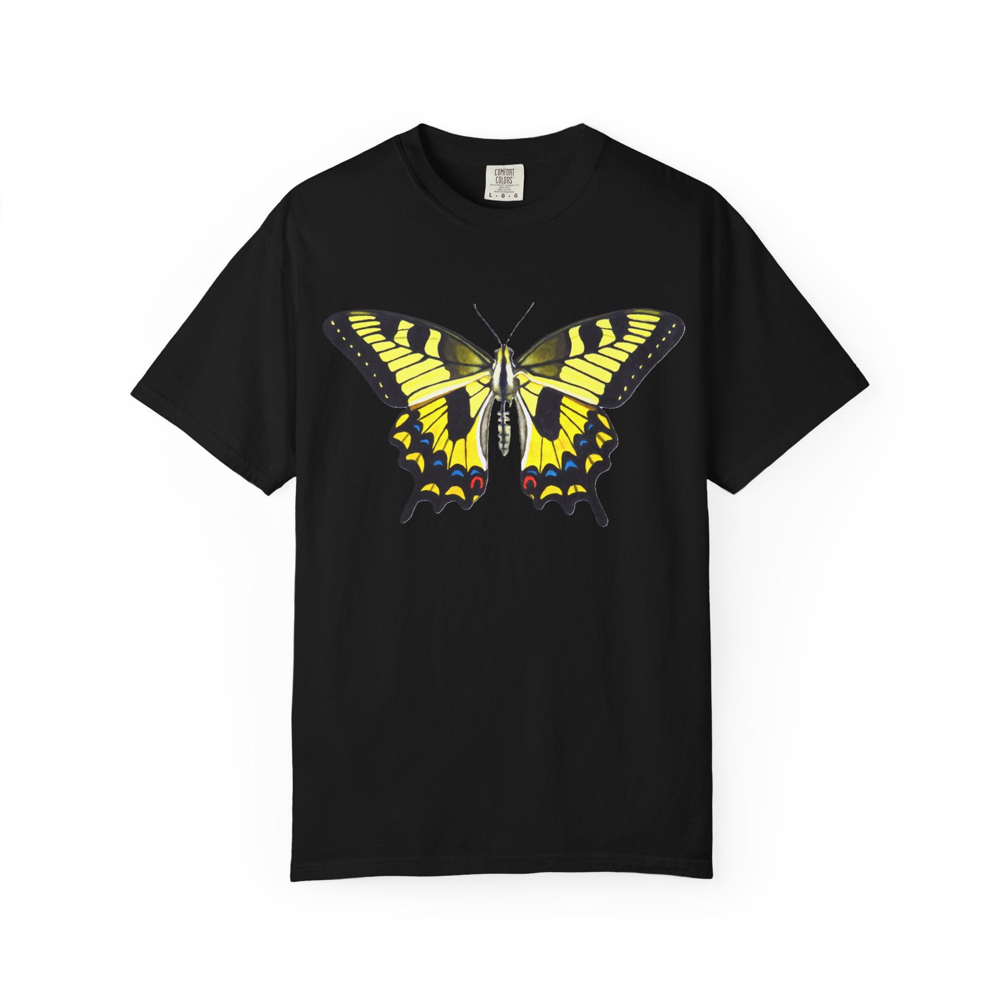 Yellow Butterfly Graphic Tee