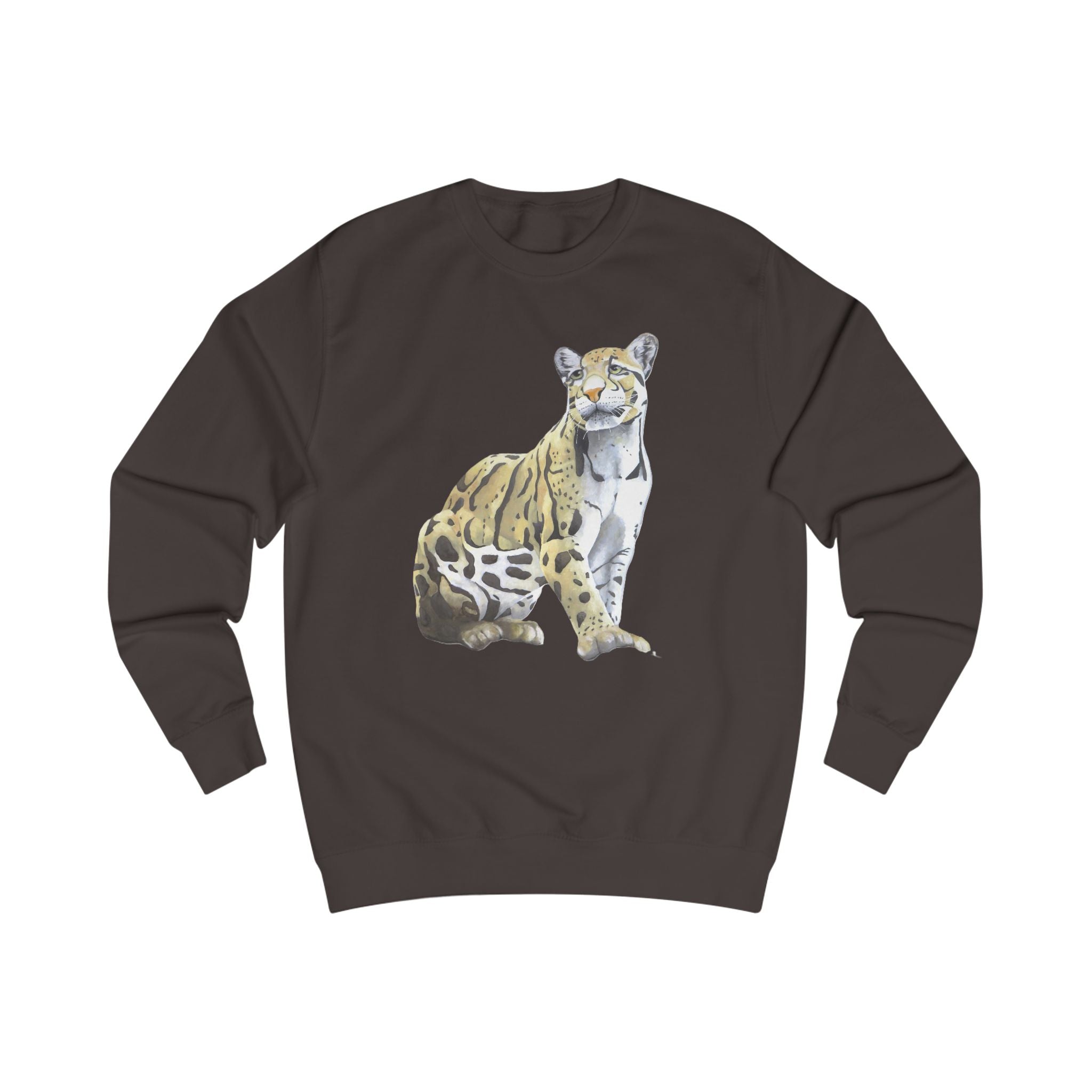 Clouded Leopard Graphic Sweatshirt