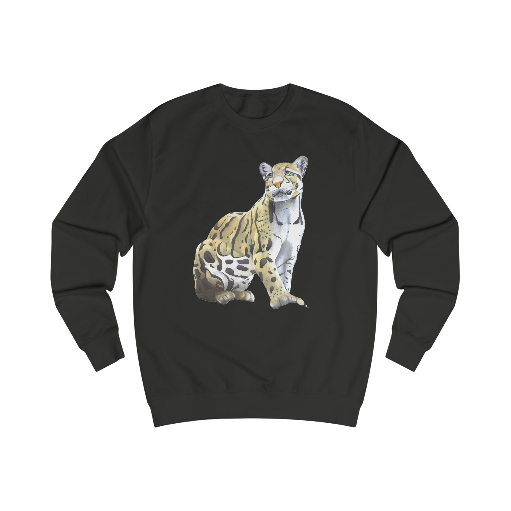 Clouded Leopard Graphic Sweatshirt