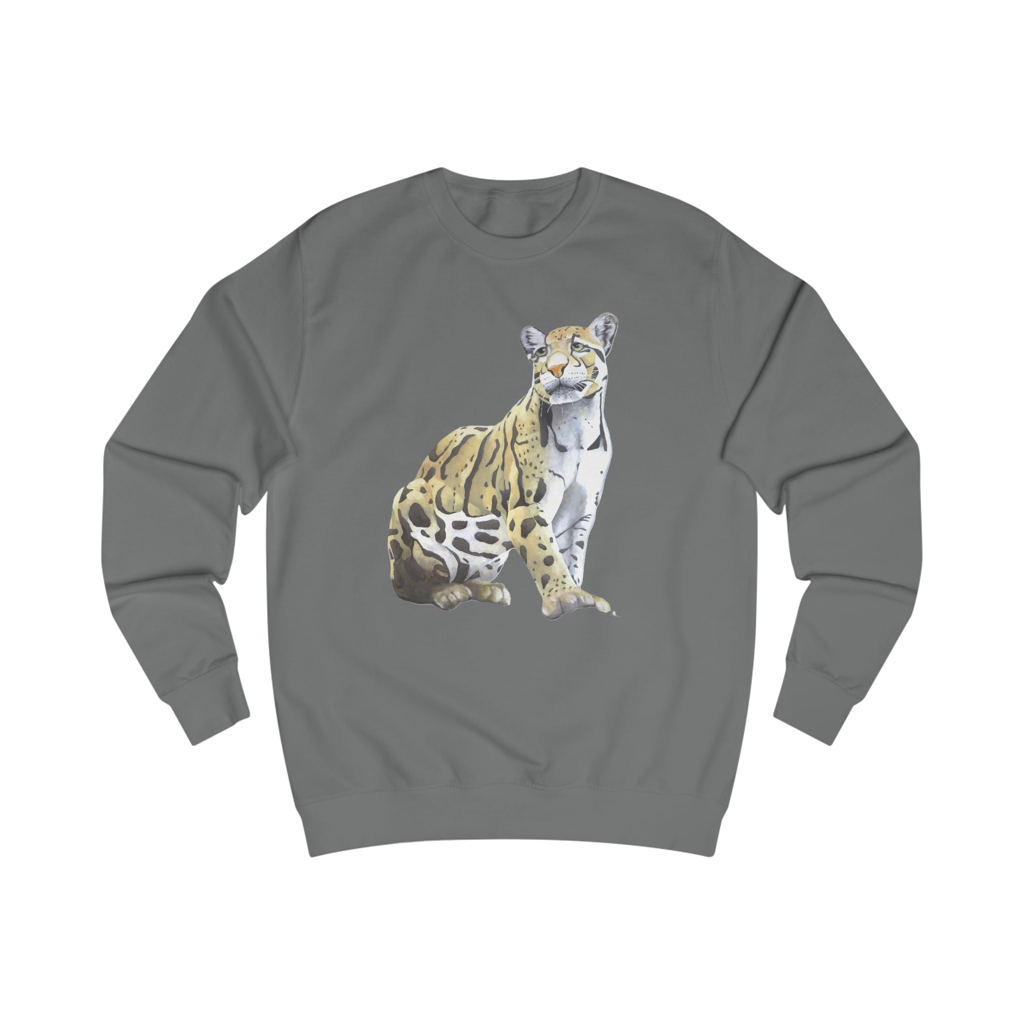Clouded Leopard Graphic Sweatshirt