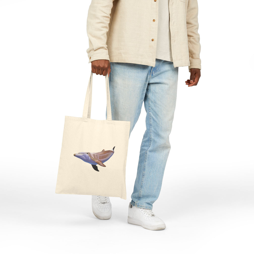 Dolphin Canvas Tote Bag