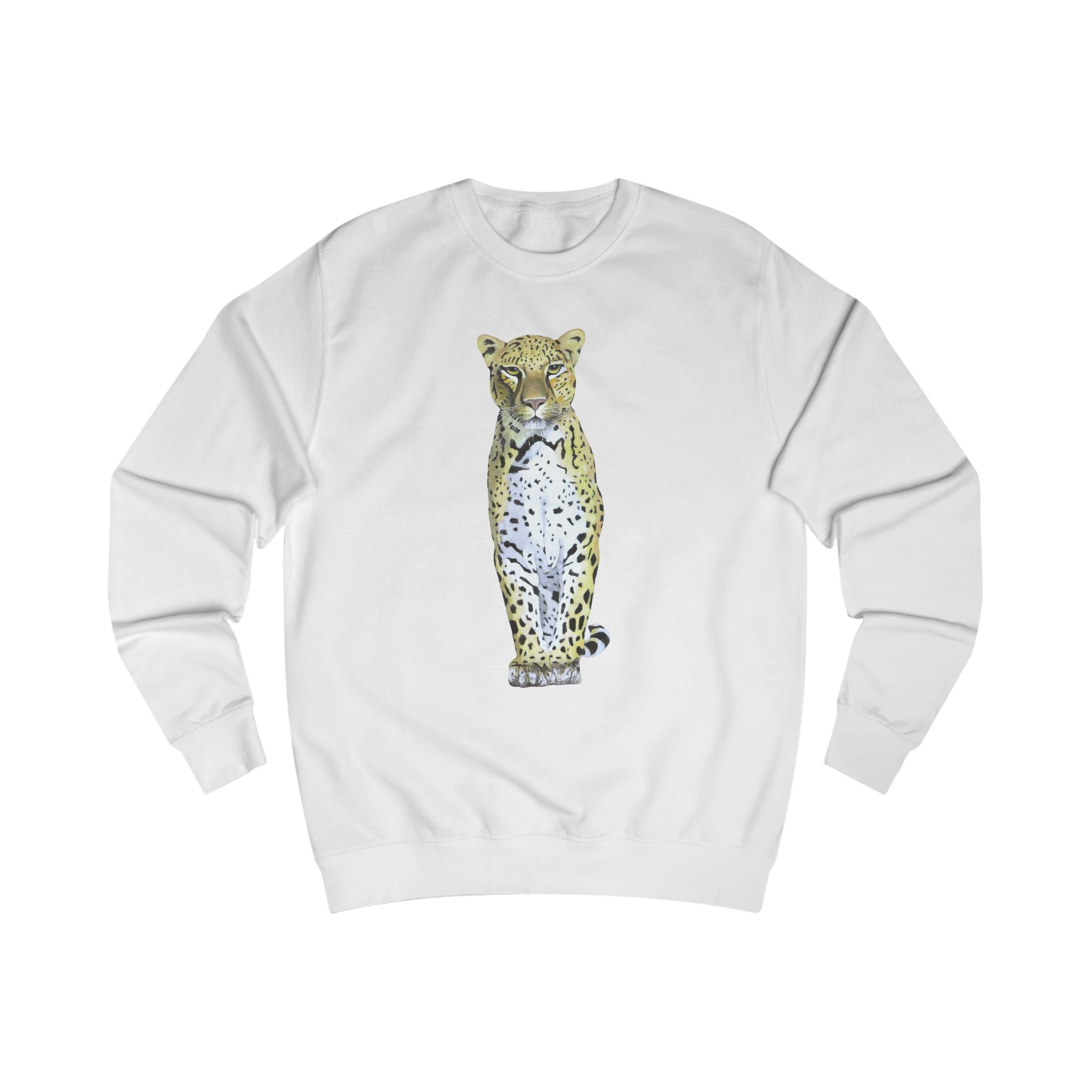 Spotted Leopard Graphic Sweatshirt