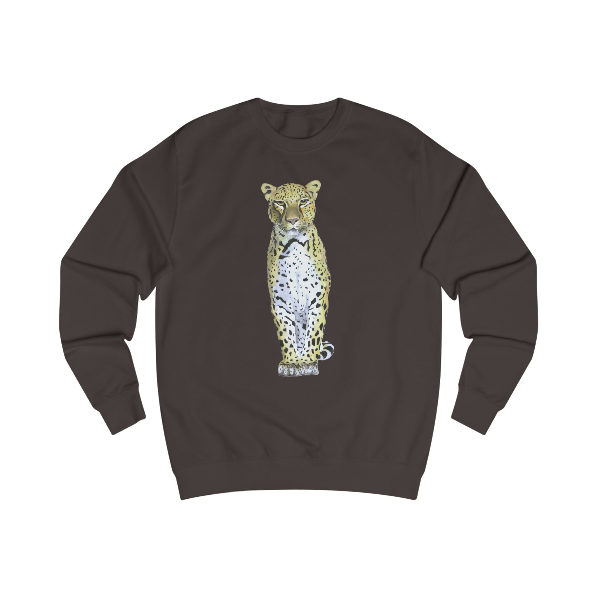 Spotted Leopard Graphic Sweatshirt