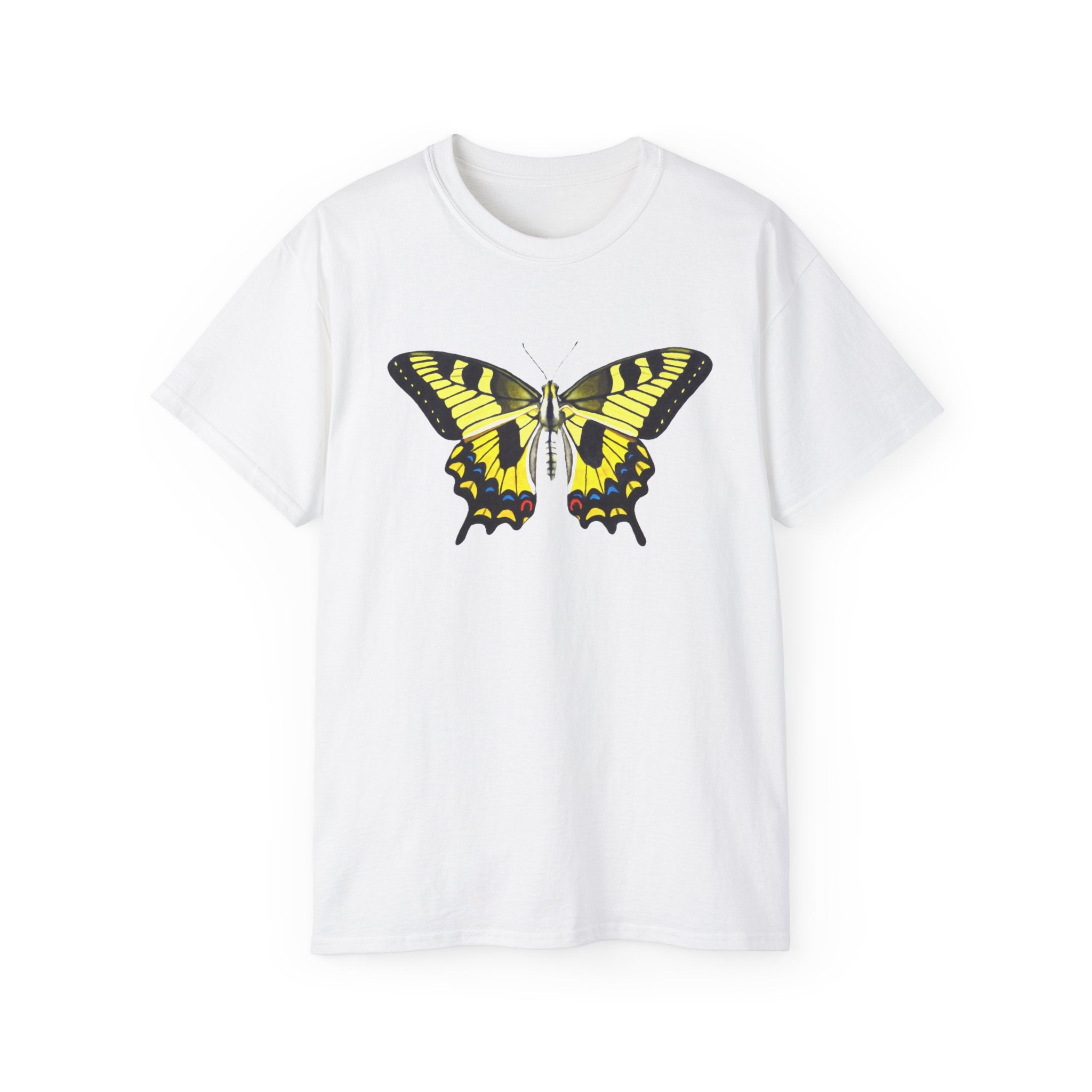 Yellow Butterfly Graphic Tee