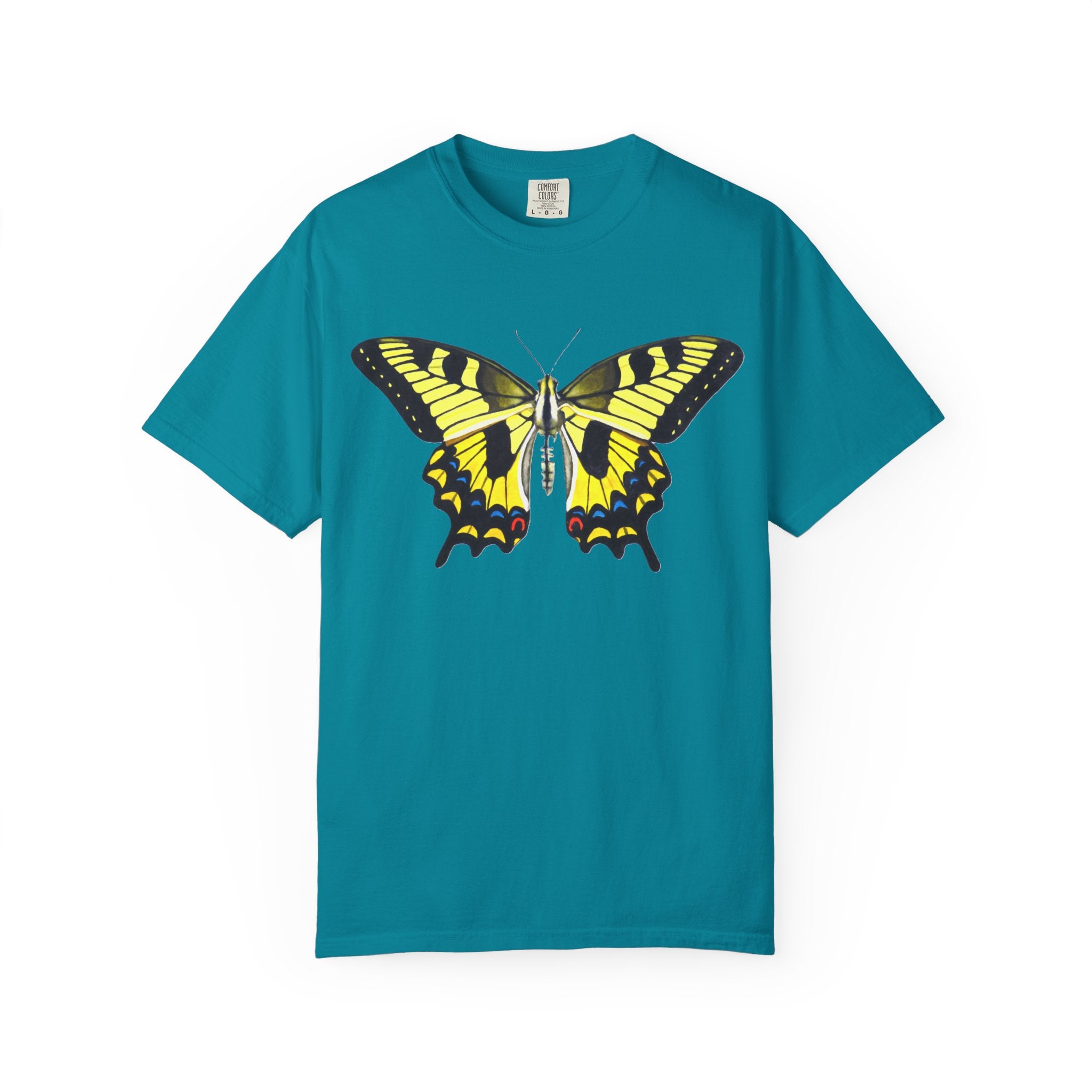 Yellow Butterfly Graphic Tee