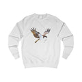 River Osprey Graphic Sweatshirt - Retro Americana Wildlife Sweater