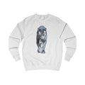 Midnight Black Panther Sweatshirt - Hand-Drawn Wildlife Art Print