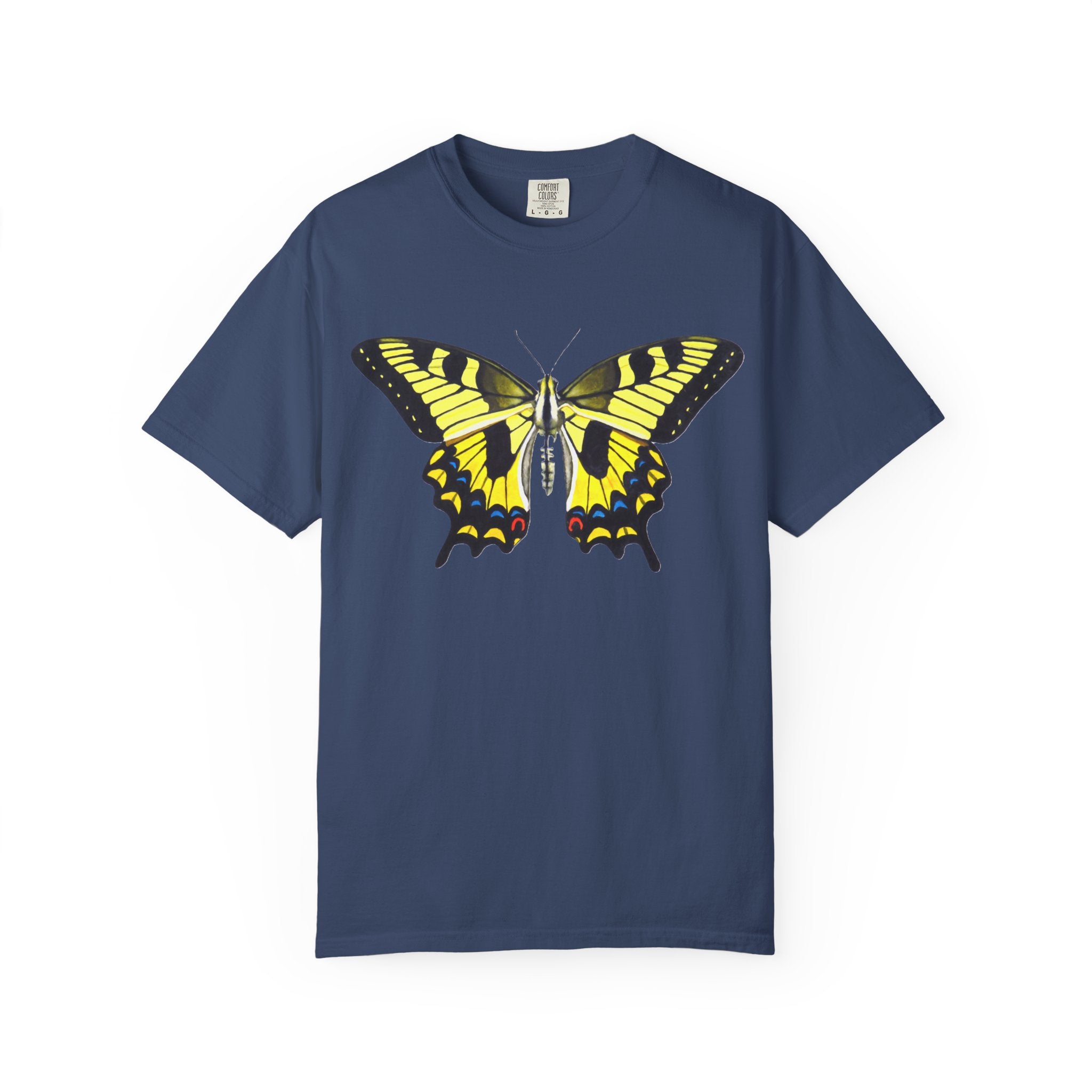 Yellow Butterfly Graphic Tee