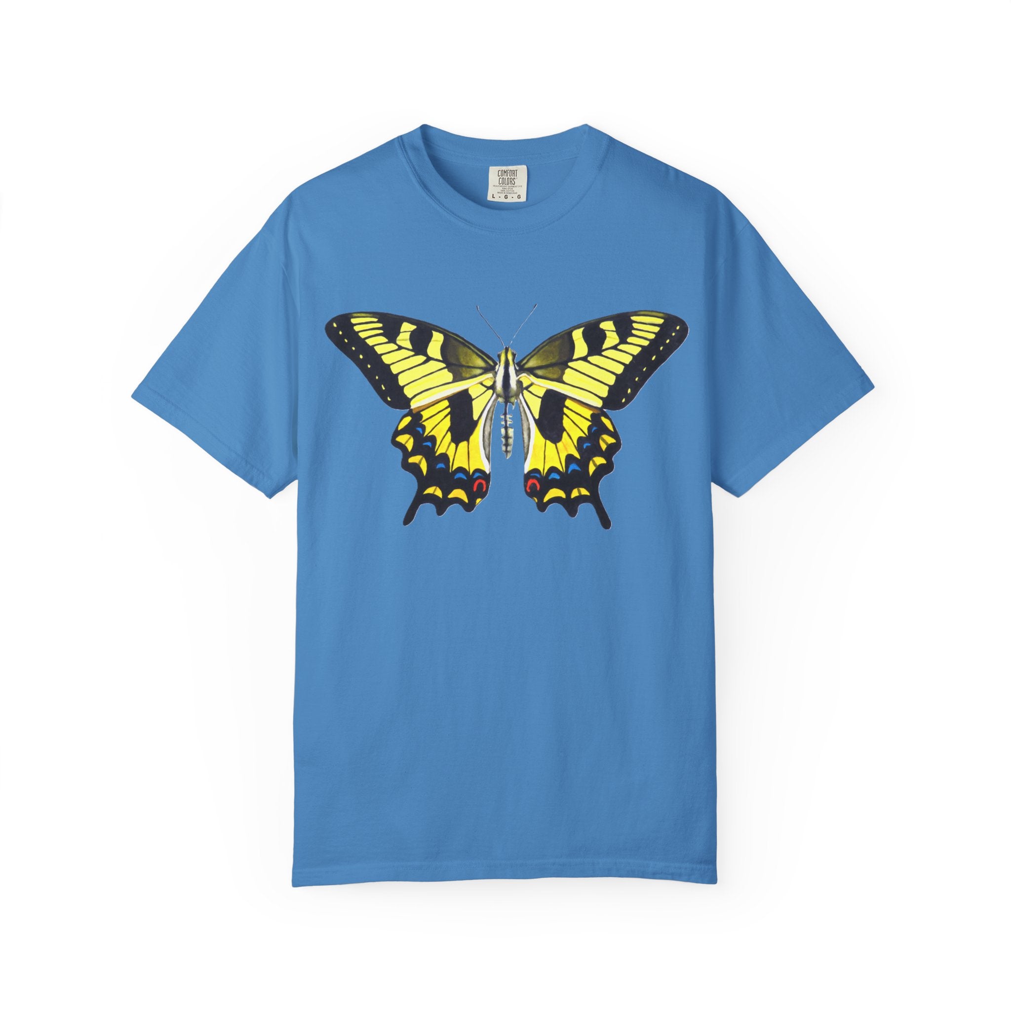 Yellow Butterfly Graphic Tee