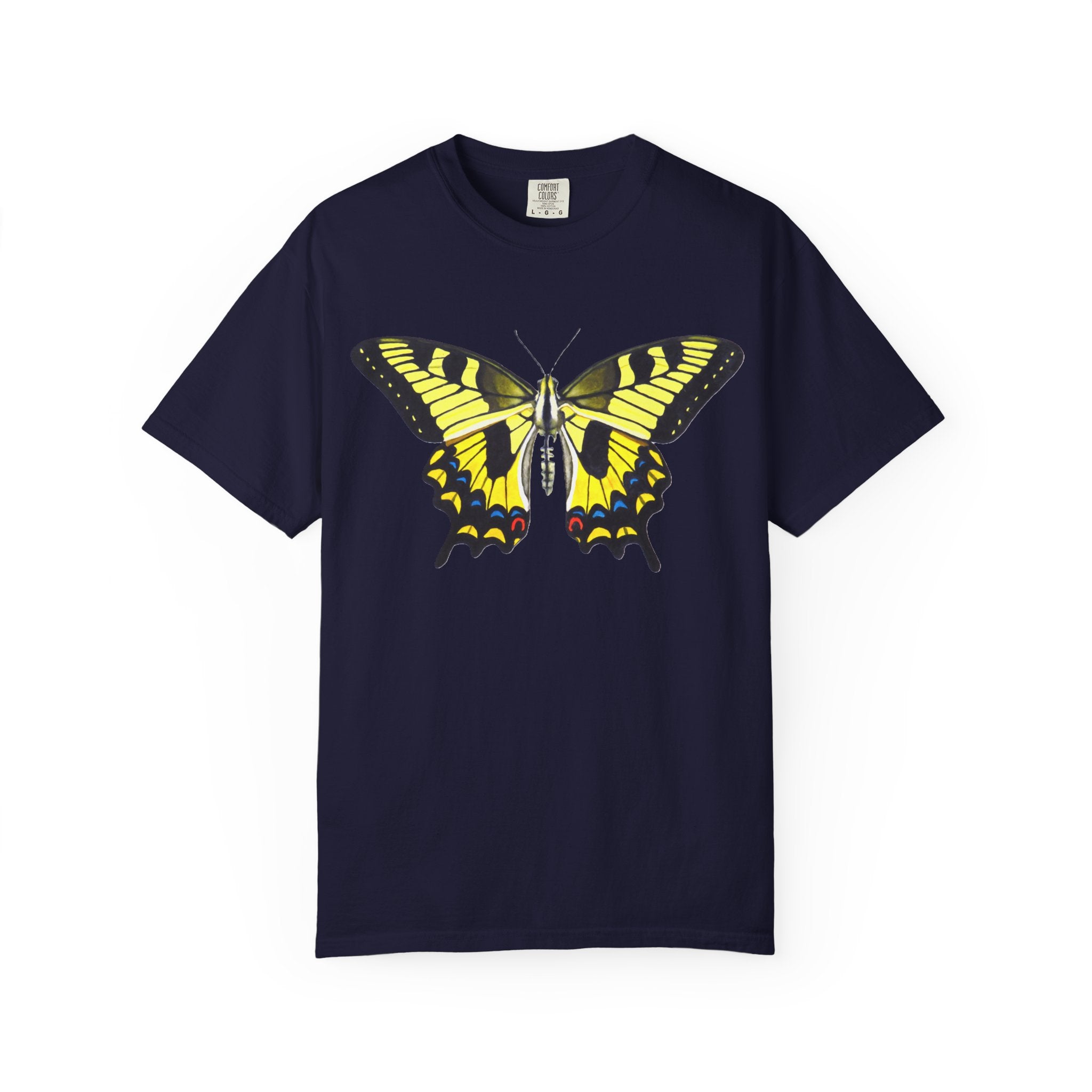 Yellow Butterfly Graphic Tee
