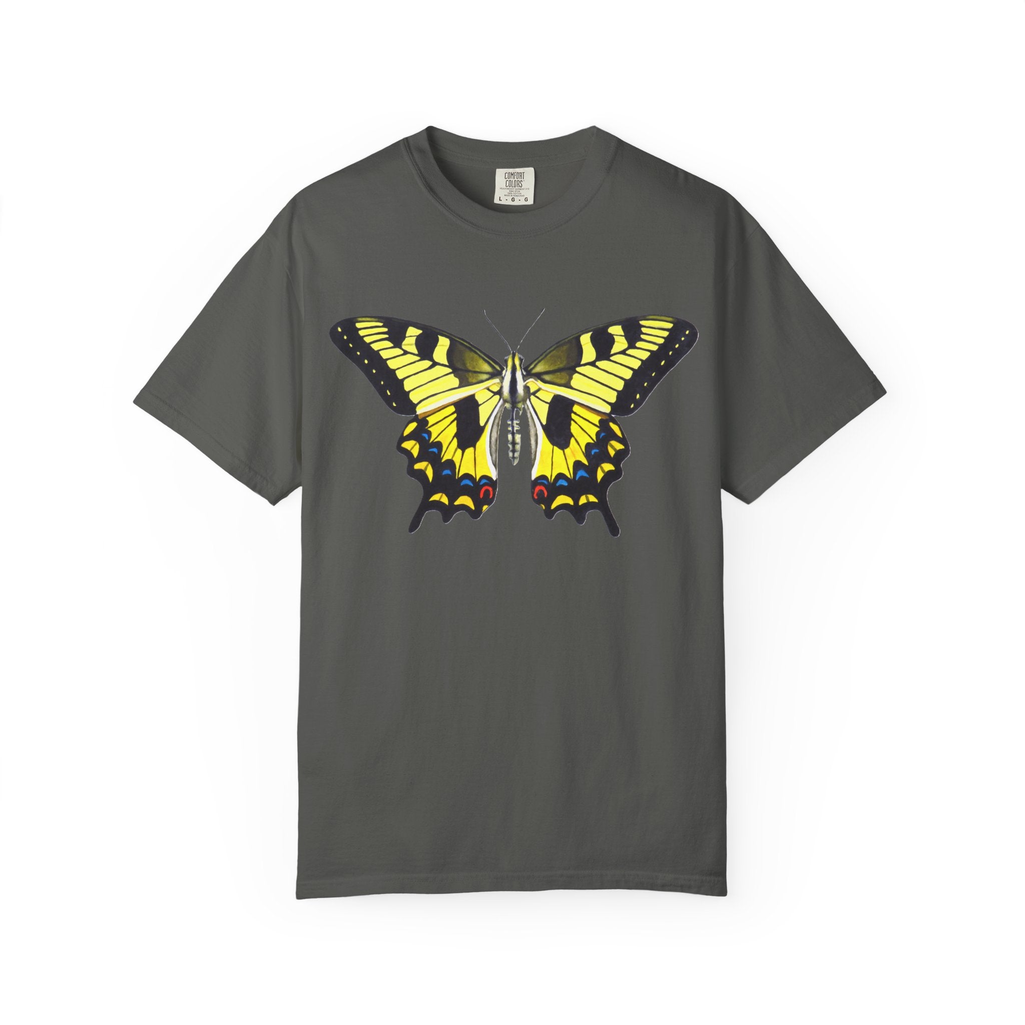 Yellow Butterfly Graphic Tee