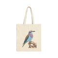 Lilac Breasted Roller Canvas Tote