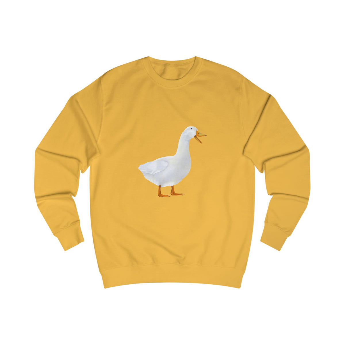 Pekin Duck Graphic Sweatshirt - Hand-Drawn Farmhouse Nature Print