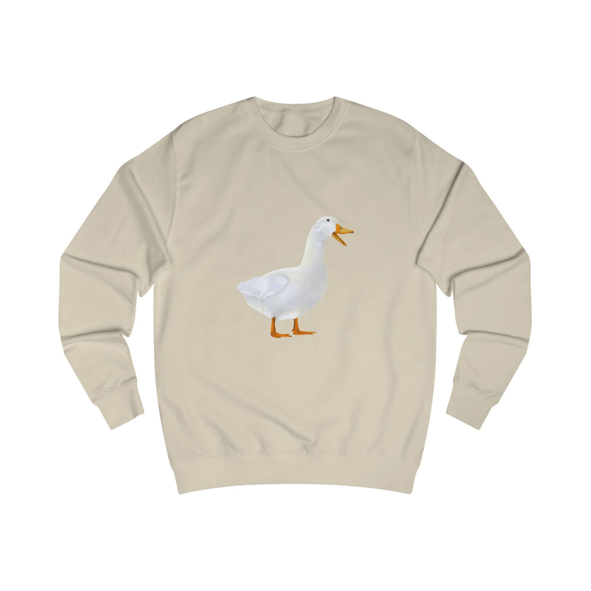Pekin Duck Graphic Sweatshirt - Hand-Drawn Farmhouse Nature Print