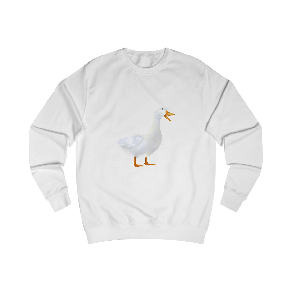 Pekin Duck Graphic Sweatshirt - Hand-Drawn Farmhouse Nature Print