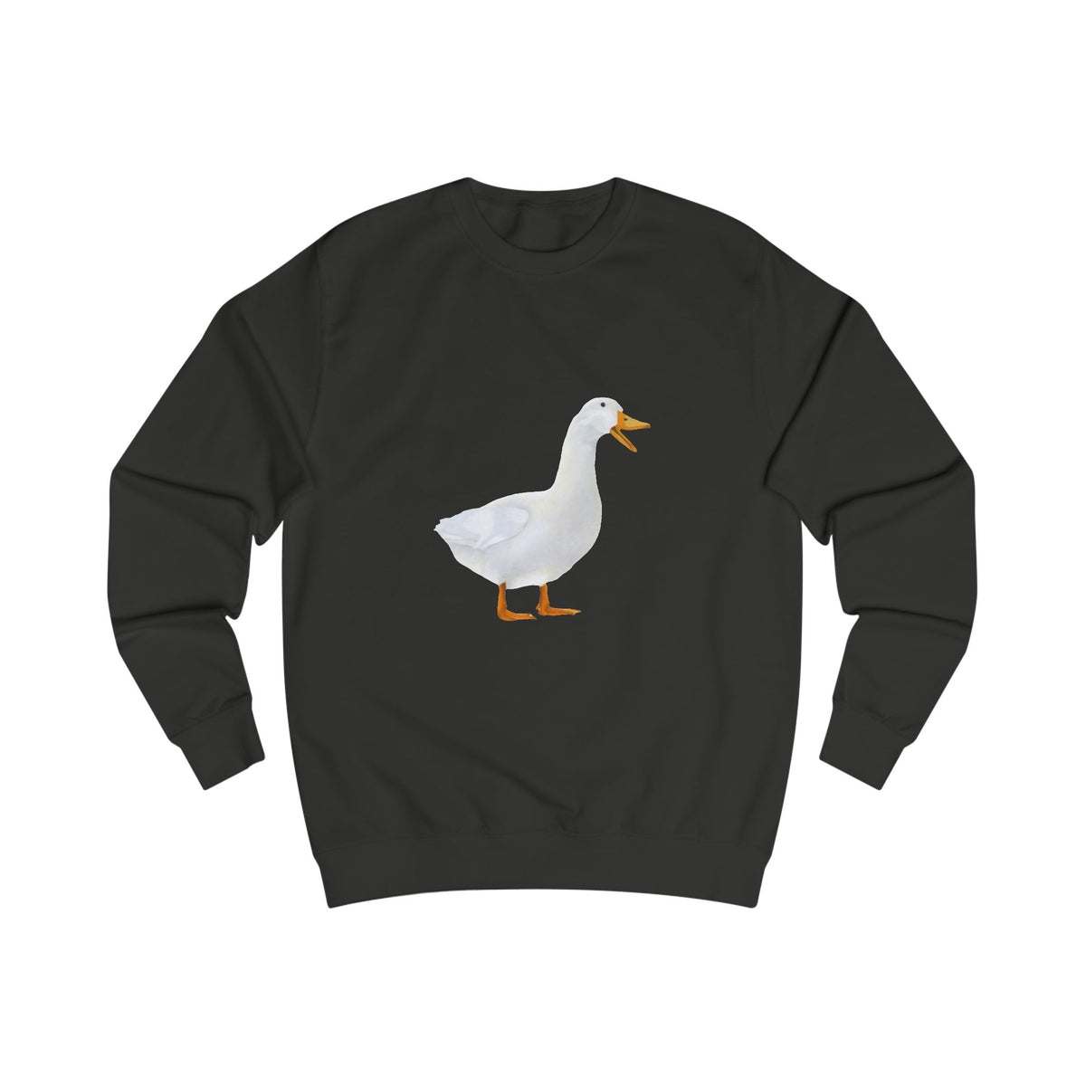 Pekin Duck Graphic Sweatshirt - Hand-Drawn Farmhouse Nature Print