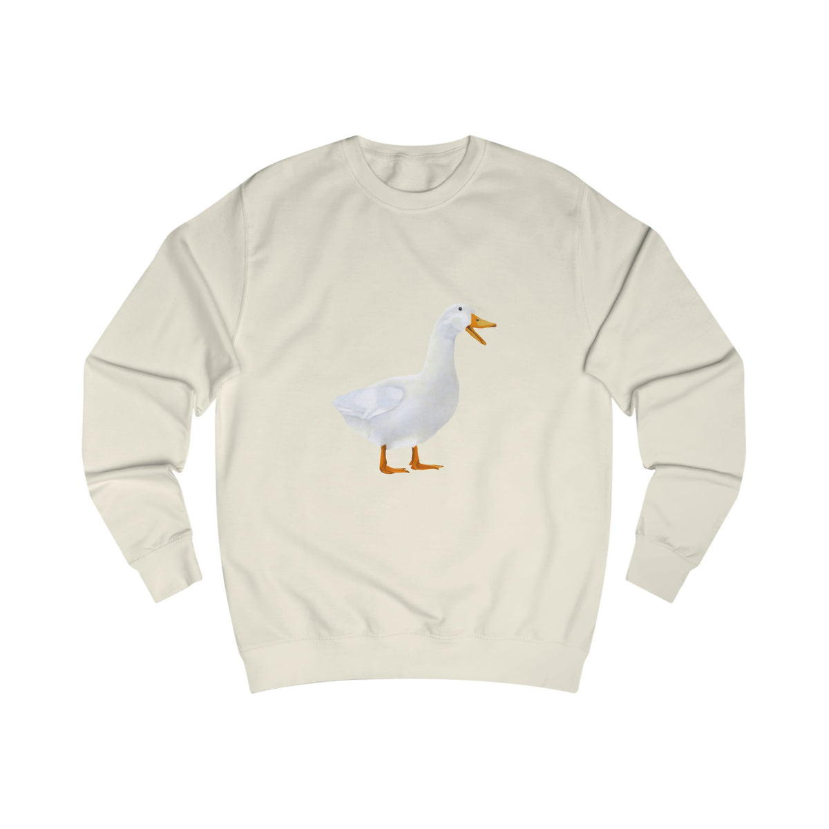 Pekin Duck Graphic Sweatshirt - Hand-Drawn Farmhouse Nature Print
