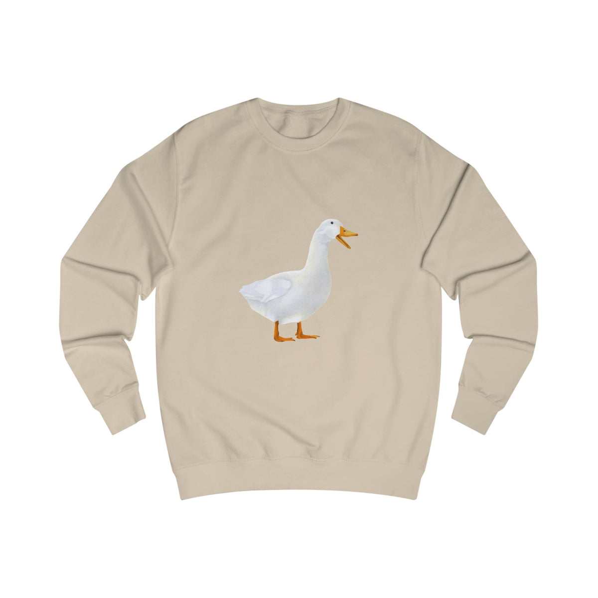 Pekin Duck Graphic Sweatshirt - Hand-Drawn Farmhouse Nature Print