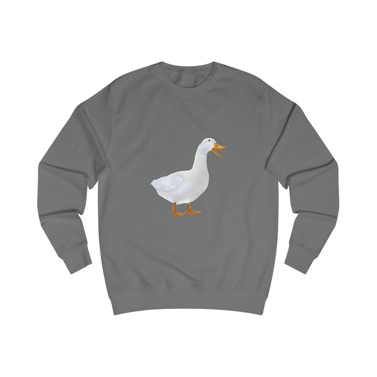 Pekin Duck Graphic Sweatshirt - Hand-Drawn Farmhouse Nature Print