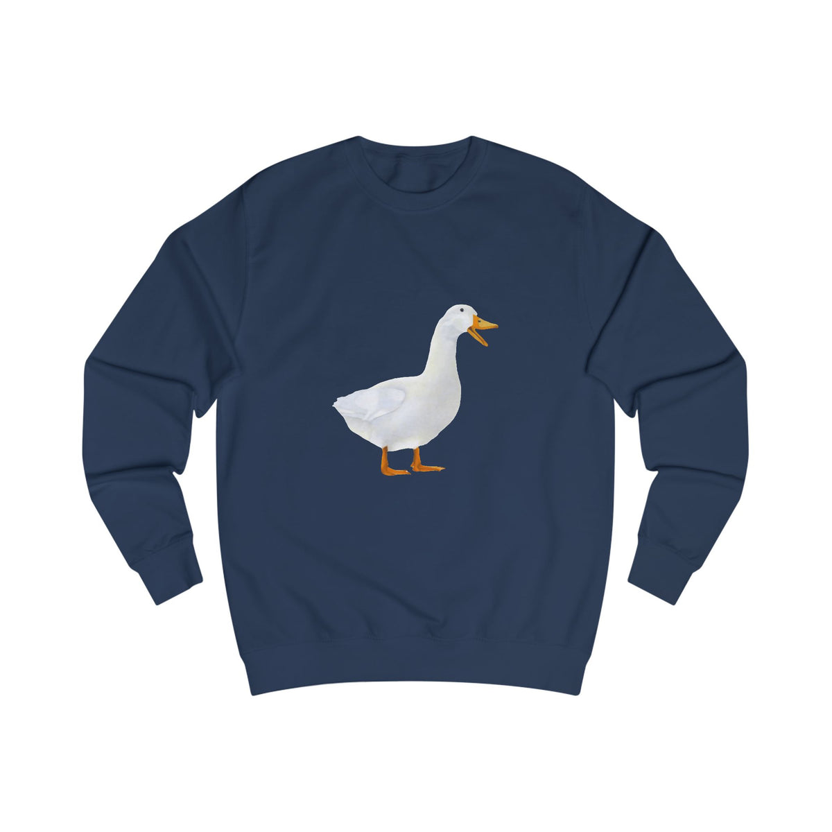 Pekin Duck Graphic Sweatshirt - Hand-Drawn Farmhouse Nature Print